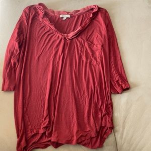 Bordeux small Anthropologie top.